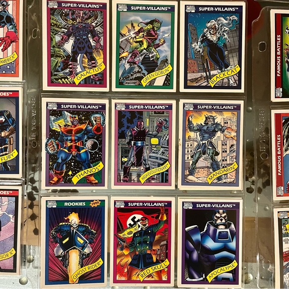 1990 Marvel Universe Comic Trading Cards - Picture 6 of 14